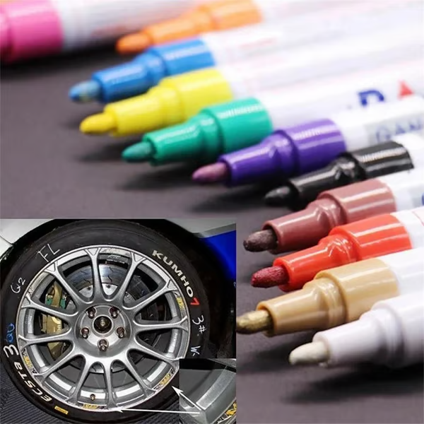 12 Color Waterproof Tire Paint Pen (12PCS)