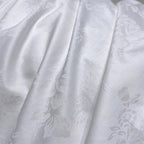 Ulla White Jacquard Egyptian Cotton Bedding Set