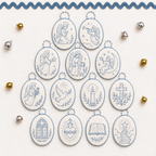 🧵Beginner-Friendly DIY Heirloom Oval Embroidery Ornament Kit Collection | Complete Kit with All Tools & Step-by-Step Guide Included 💕