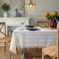 Dahlia Doily Floral Lace Table Cloth