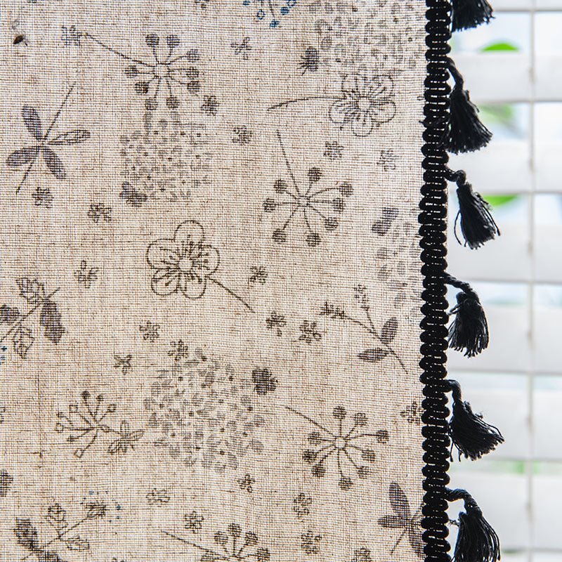 Dandelion Garden Curtain - FINAL SALE