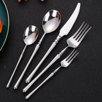 Rome Silver Luxury Stainless Steel Cutlery Set