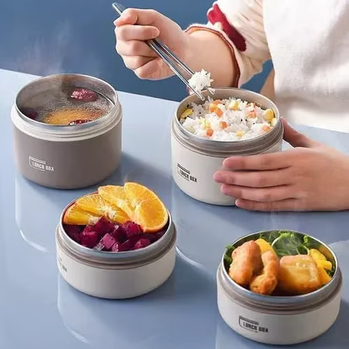 🎅2025 Christmas Hot Sale 🔥🔥Portable Insulated Lunch Container Set🥗