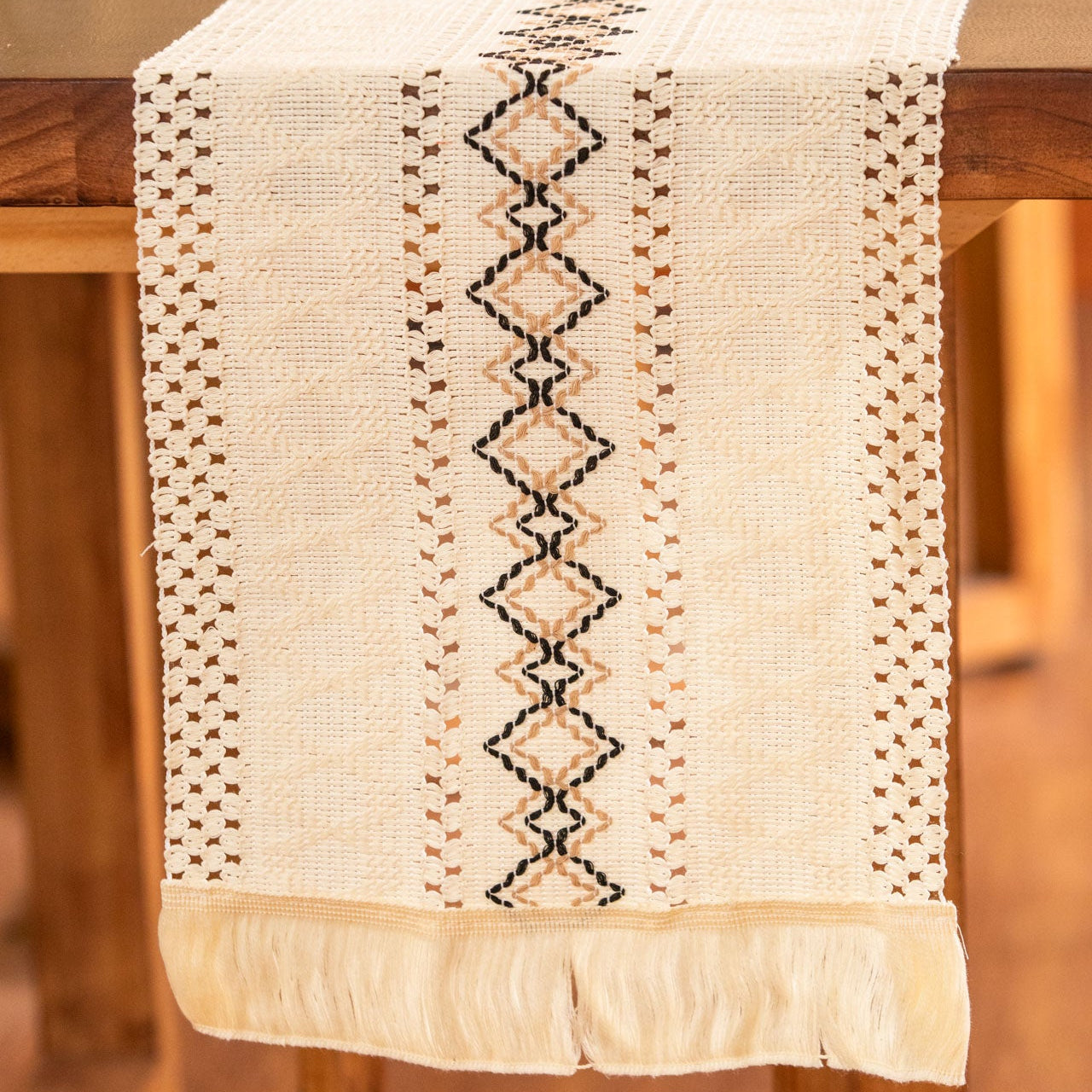 Aztec Woven Table Runner