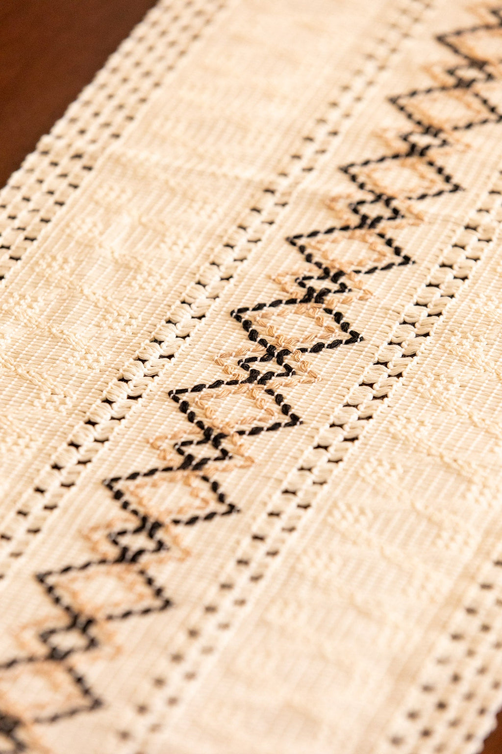 Aztec Woven Table Runner