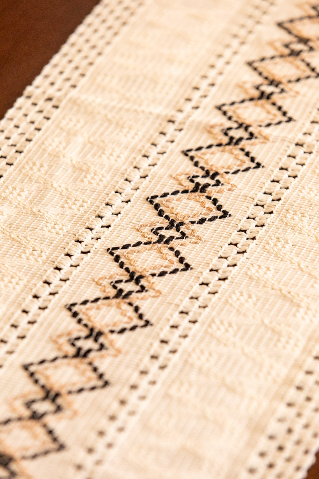 Aztec Woven Table Runner