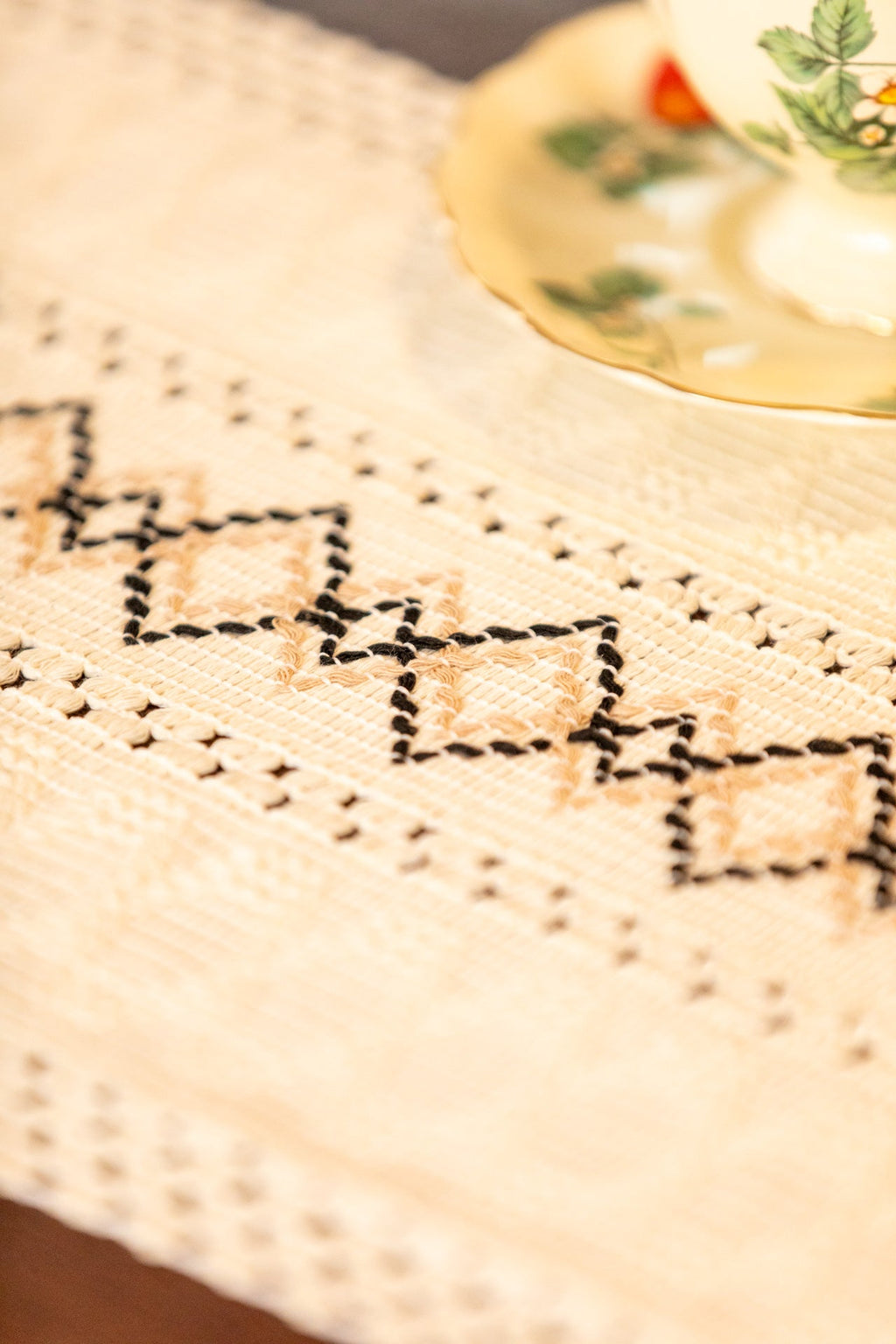 Aztec Woven Table Runner