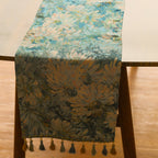 Blue Gerbera Table Runner