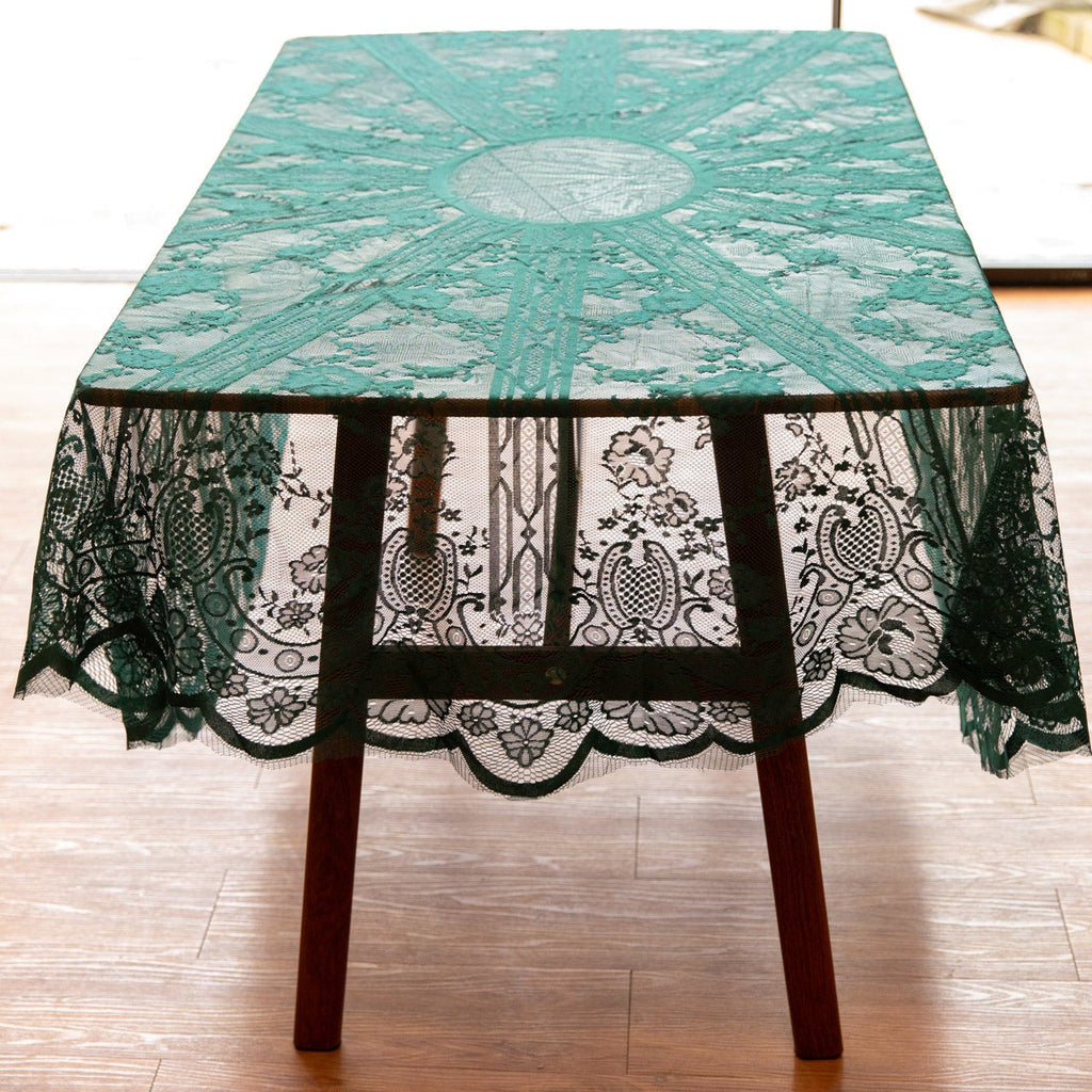 Moss Adventure Lace Round Table Cloth