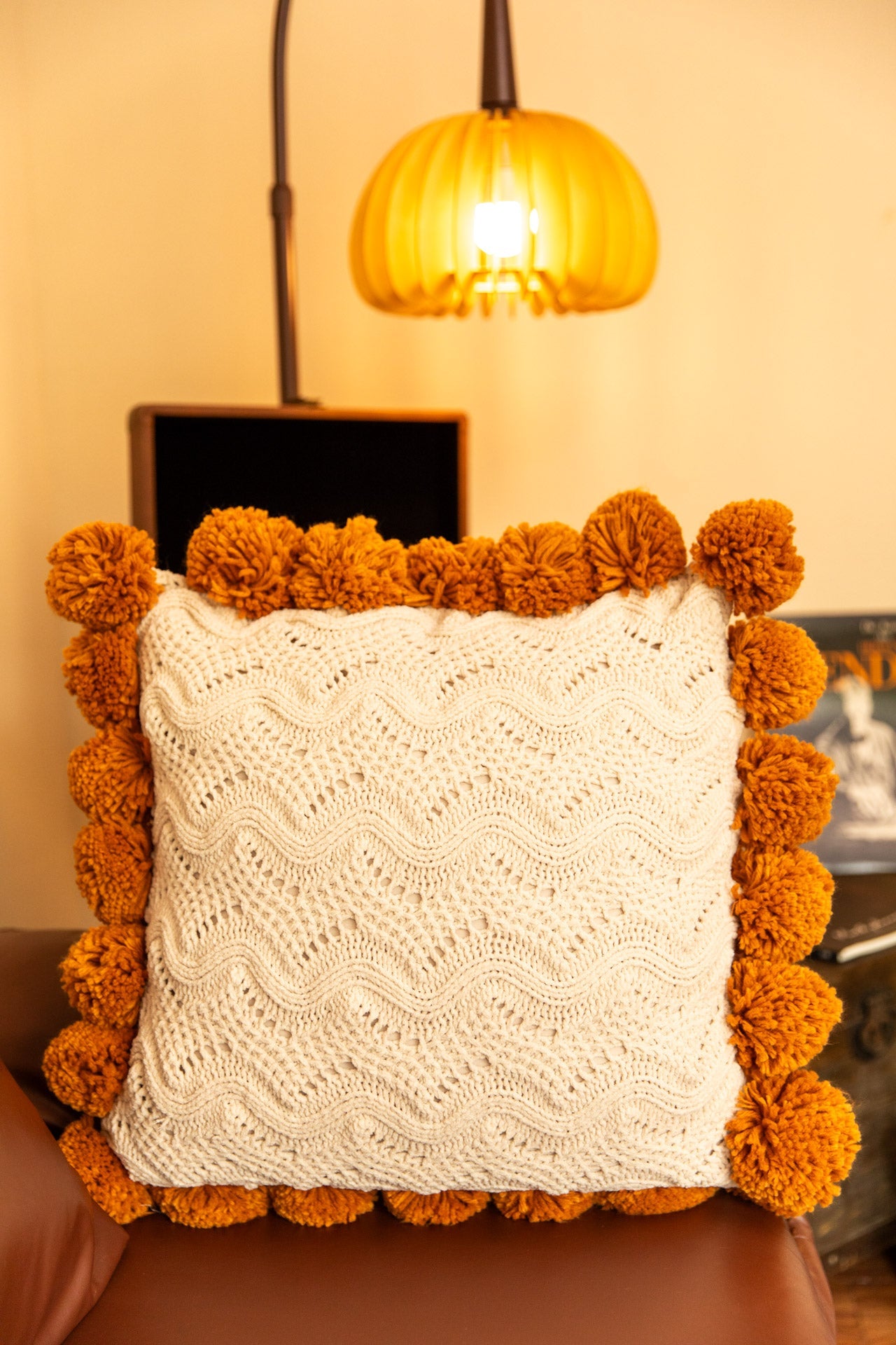 Pom Pom Weave Cushion