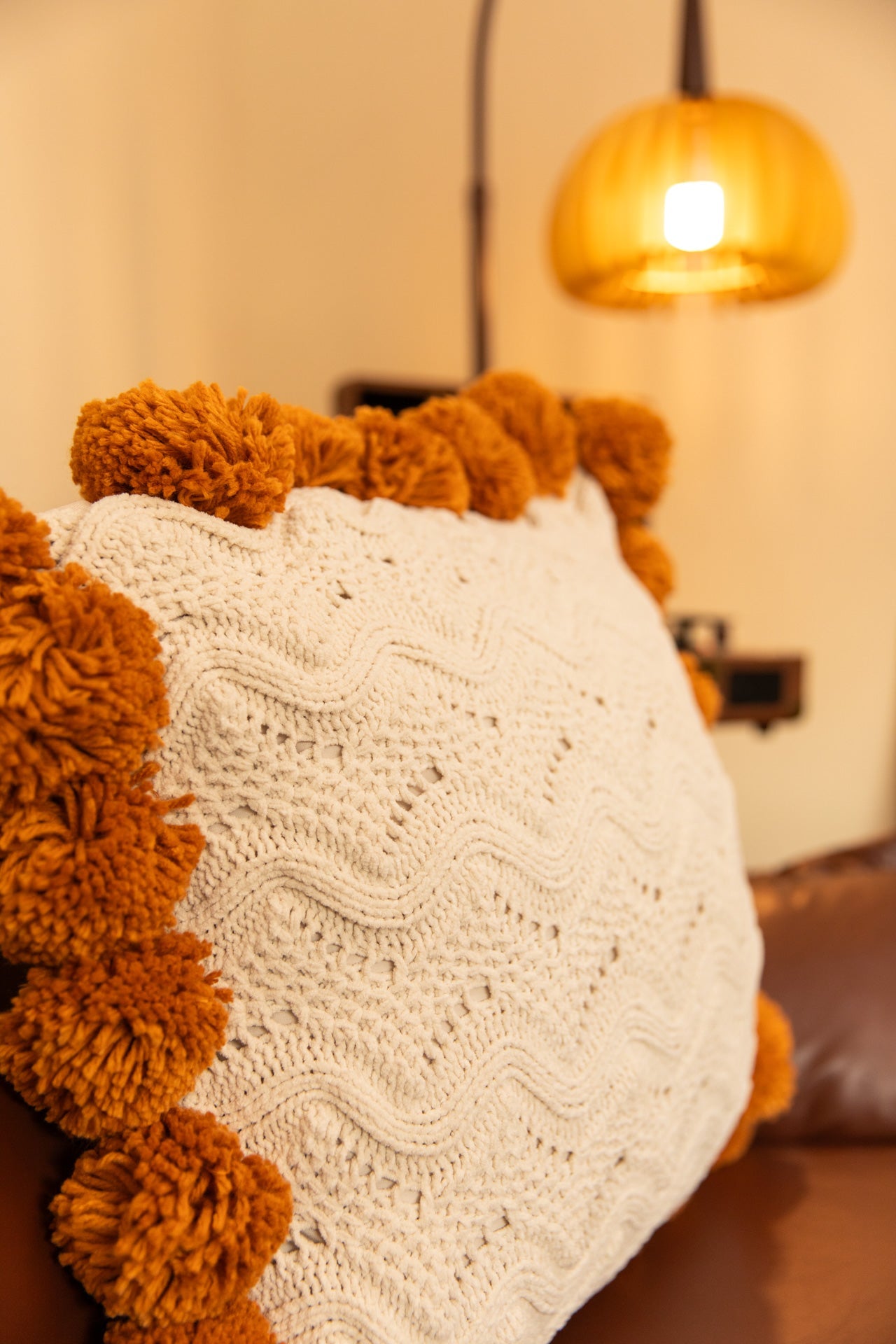 Pom Pom Weave Cushion