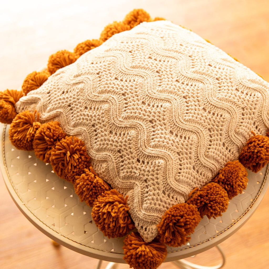Pom Pom Weave Cushion