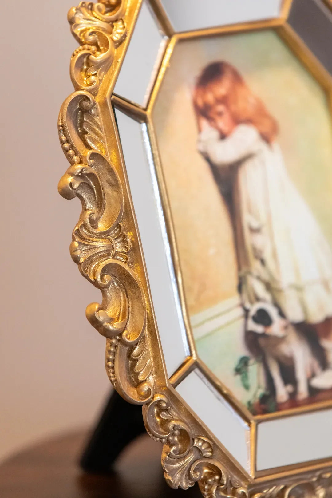 Baroque Mirrored Ornate Frame