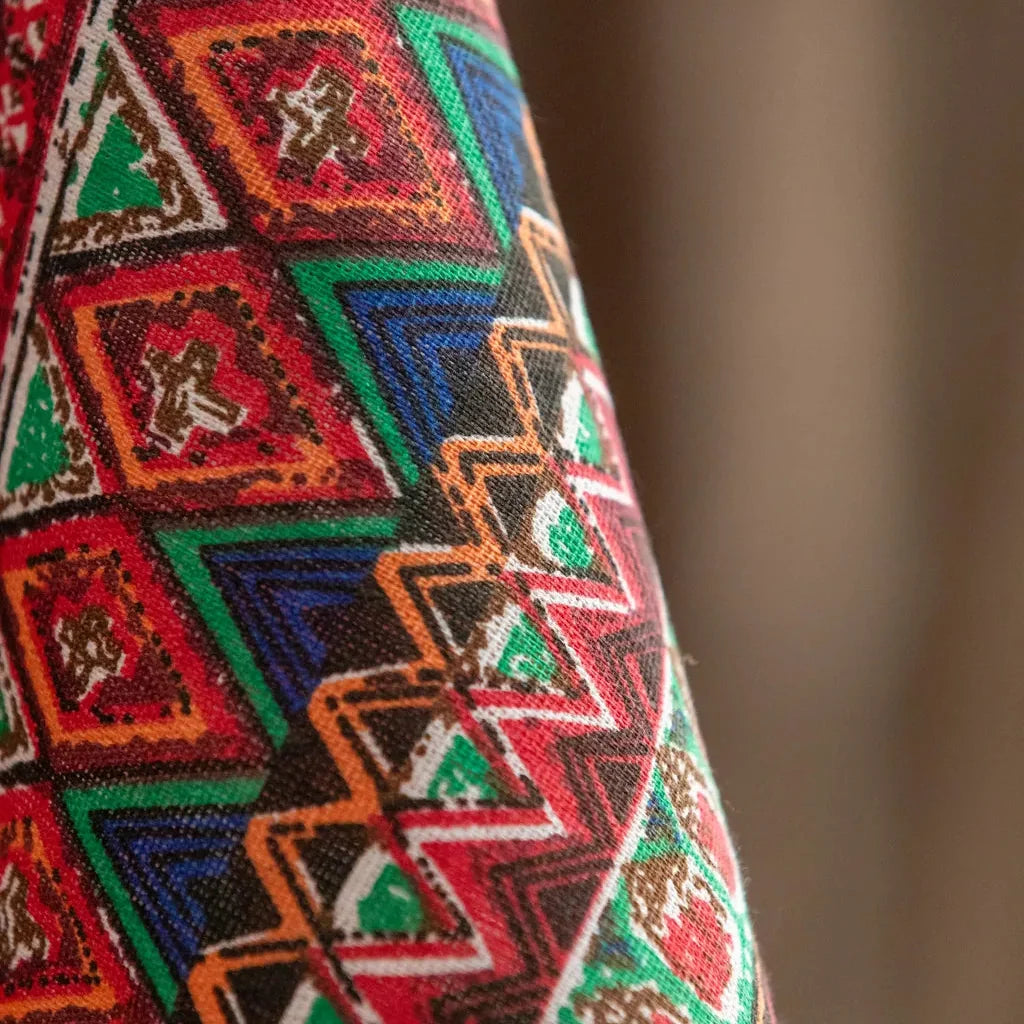 Bohemian Days Diamond Tassel Table Cloth