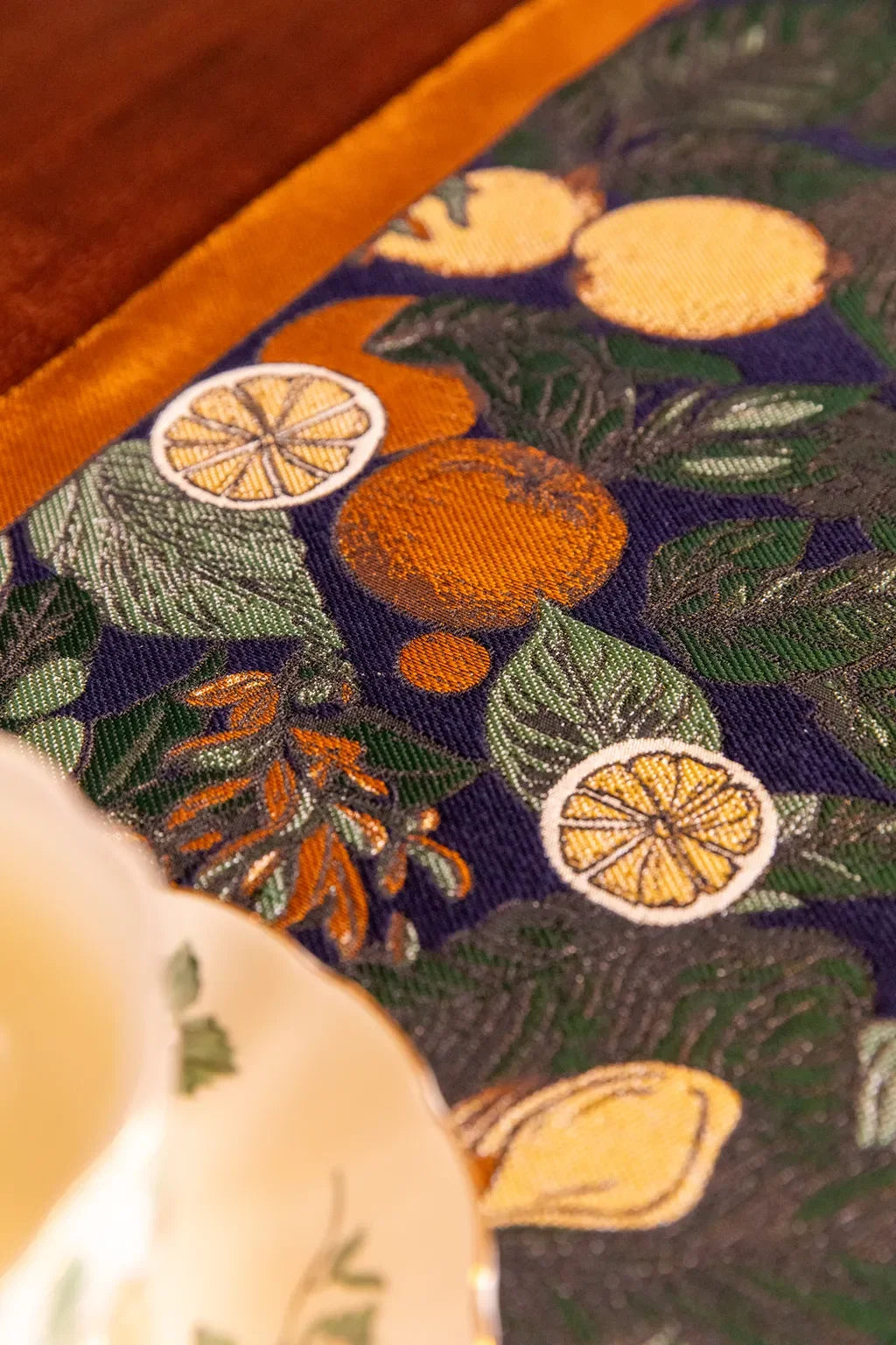 Citrus Grove Tassel Runner