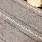 Cloudy Day Tassel Table Runner