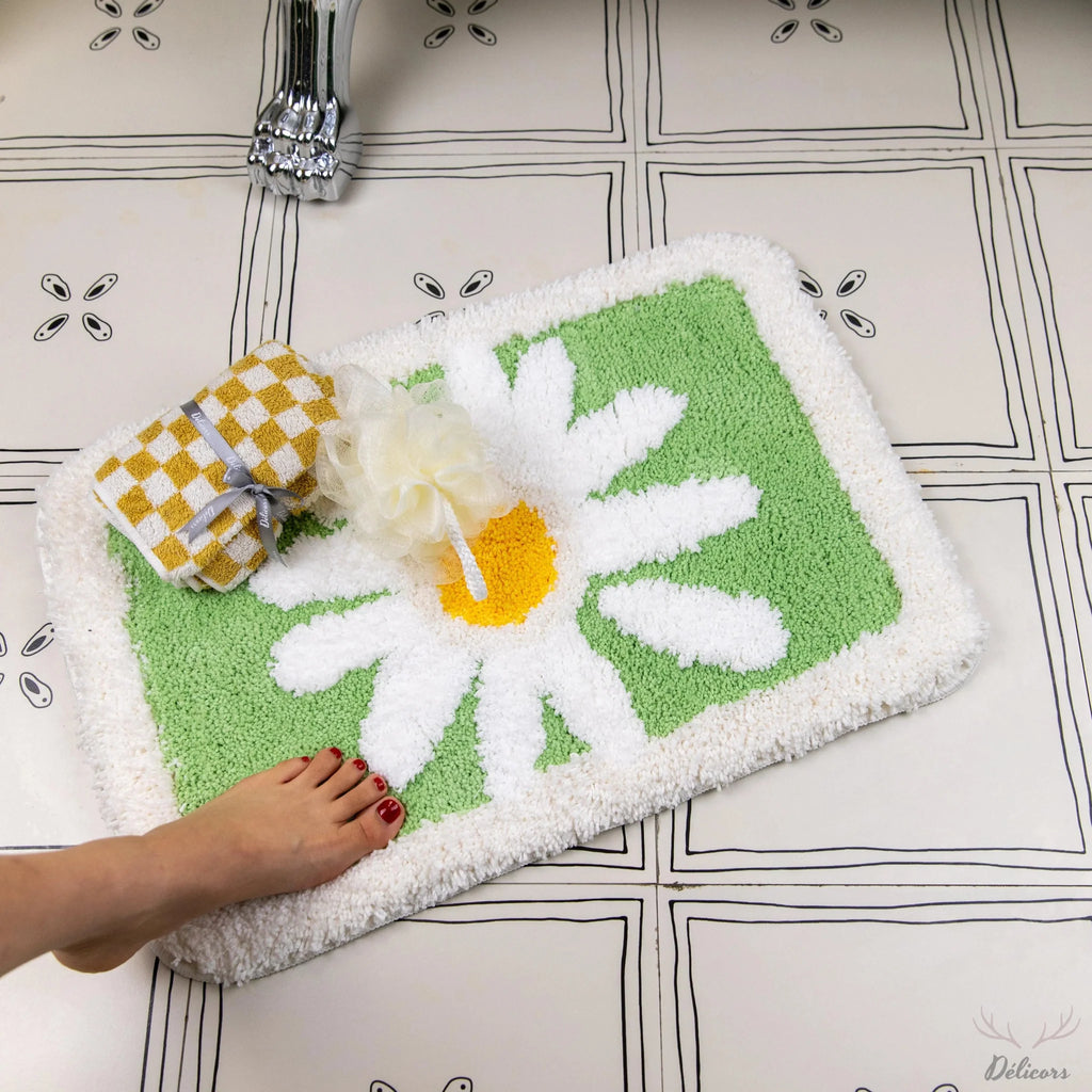 Daisy Petal Bath Mat