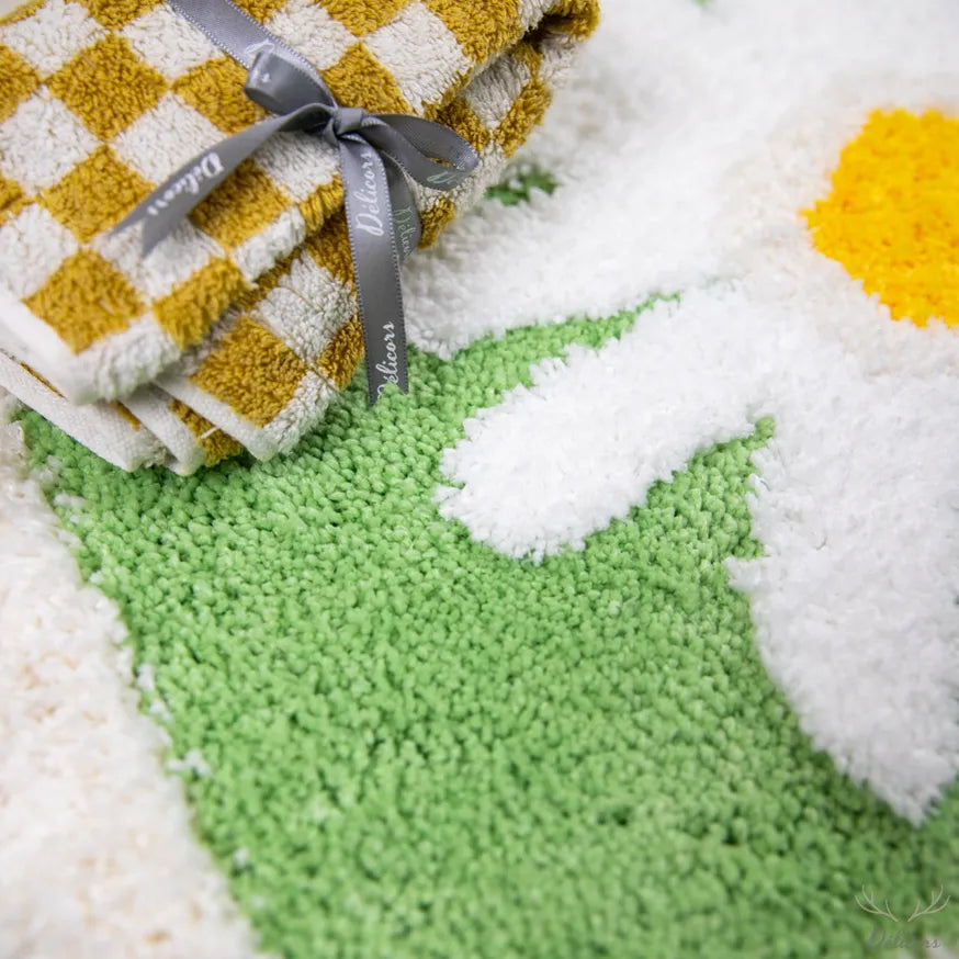 Daisy Petal Bath Mat
