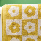 Floral Checkered Towel