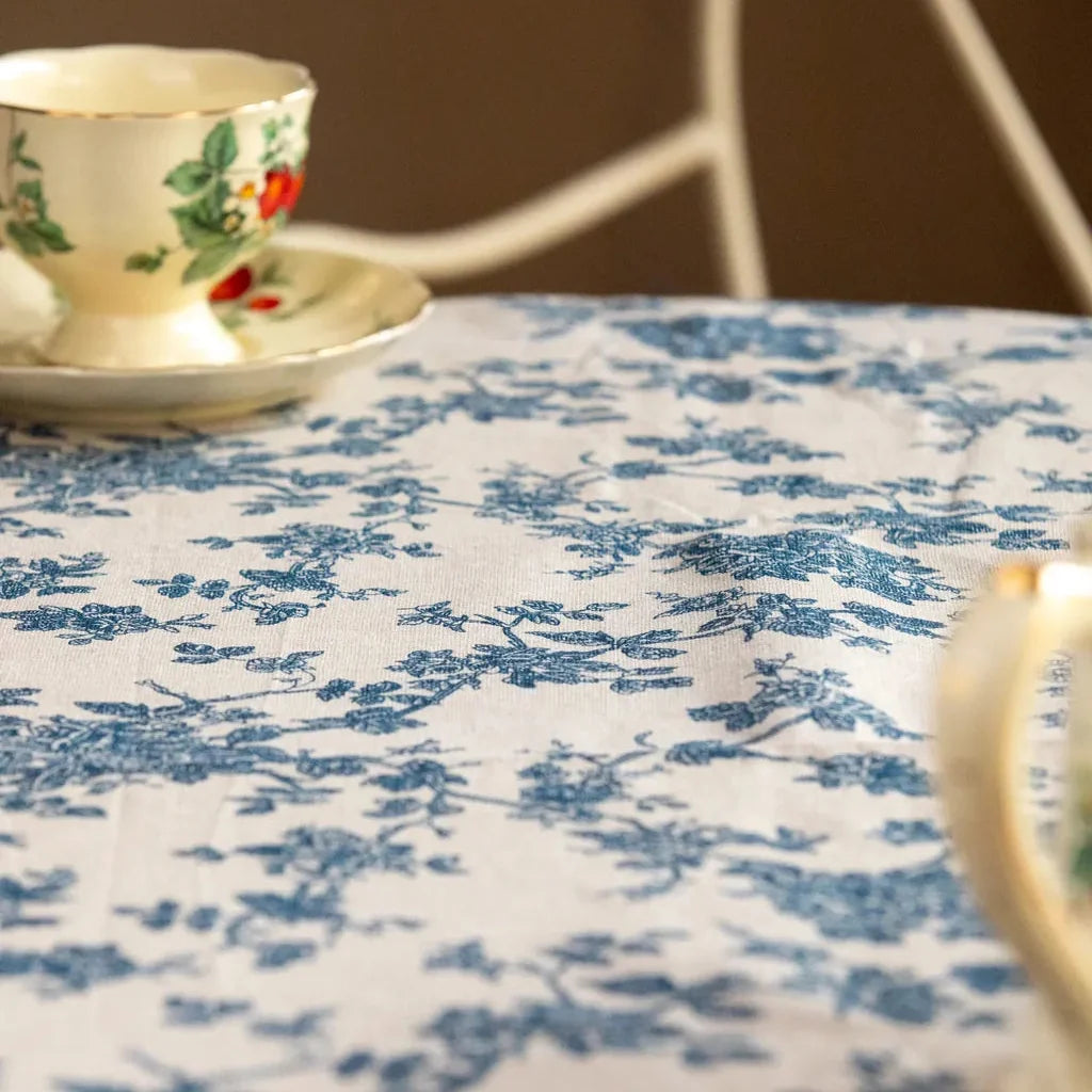 Floral Decadence Tassel Table Cloth