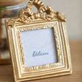 Gold Bow Photo Frame