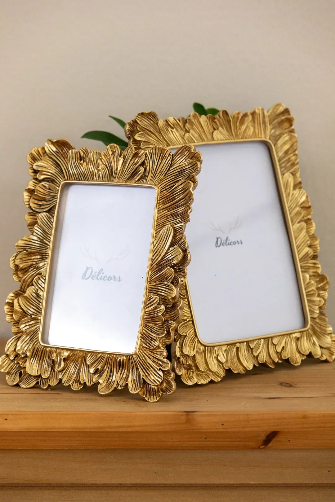 Gold Scroll Photo Frame Set