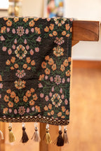 Midnight Bloom Table Runner