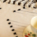 Moroccan Tassel Table Runner