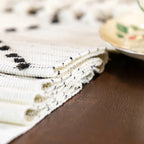 Moroccan Tassel Table Runner