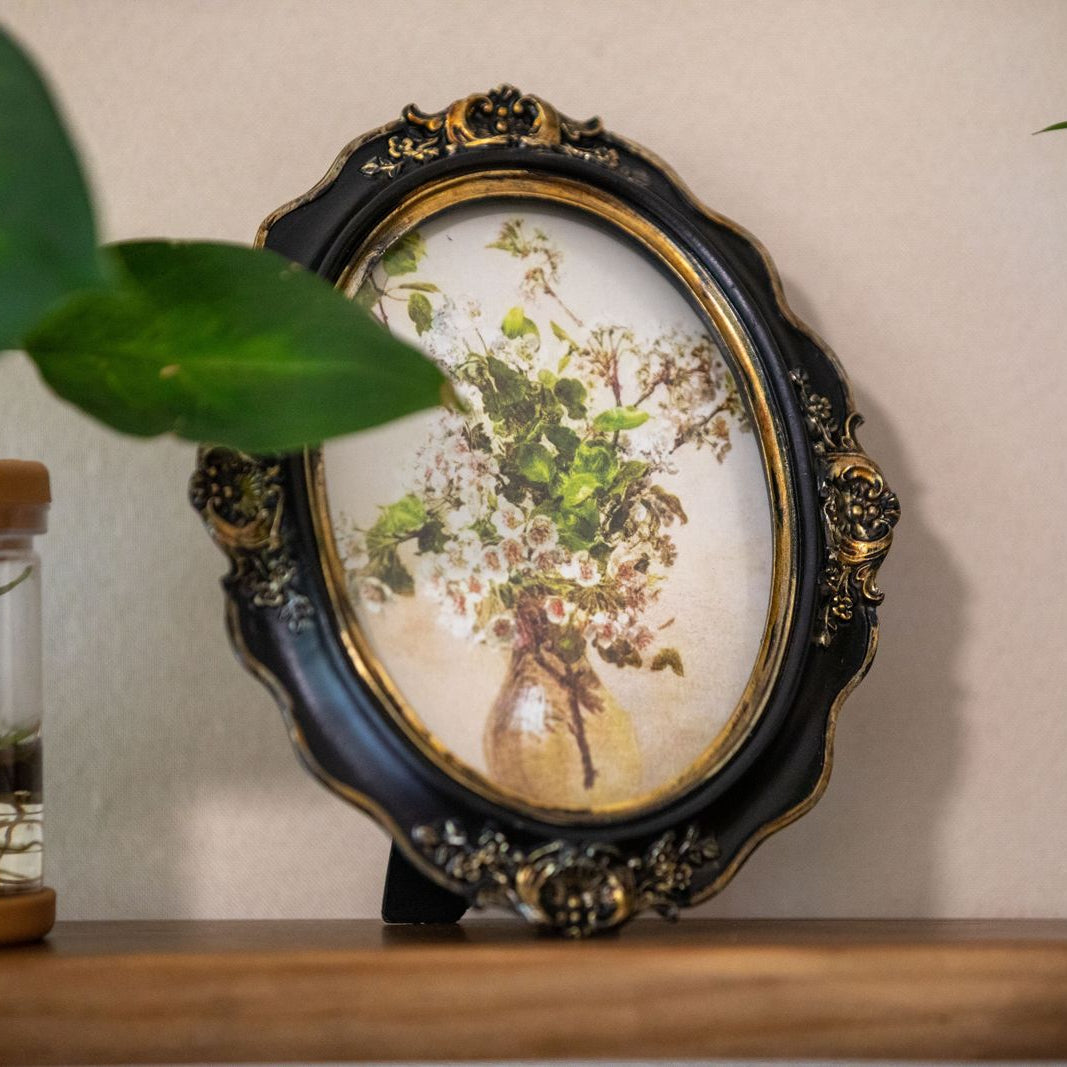 Mystery Bud Oval Frame
