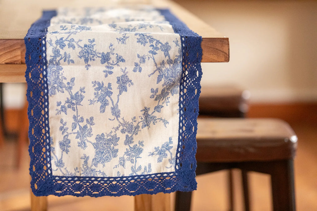 Old World Floral Table Runner