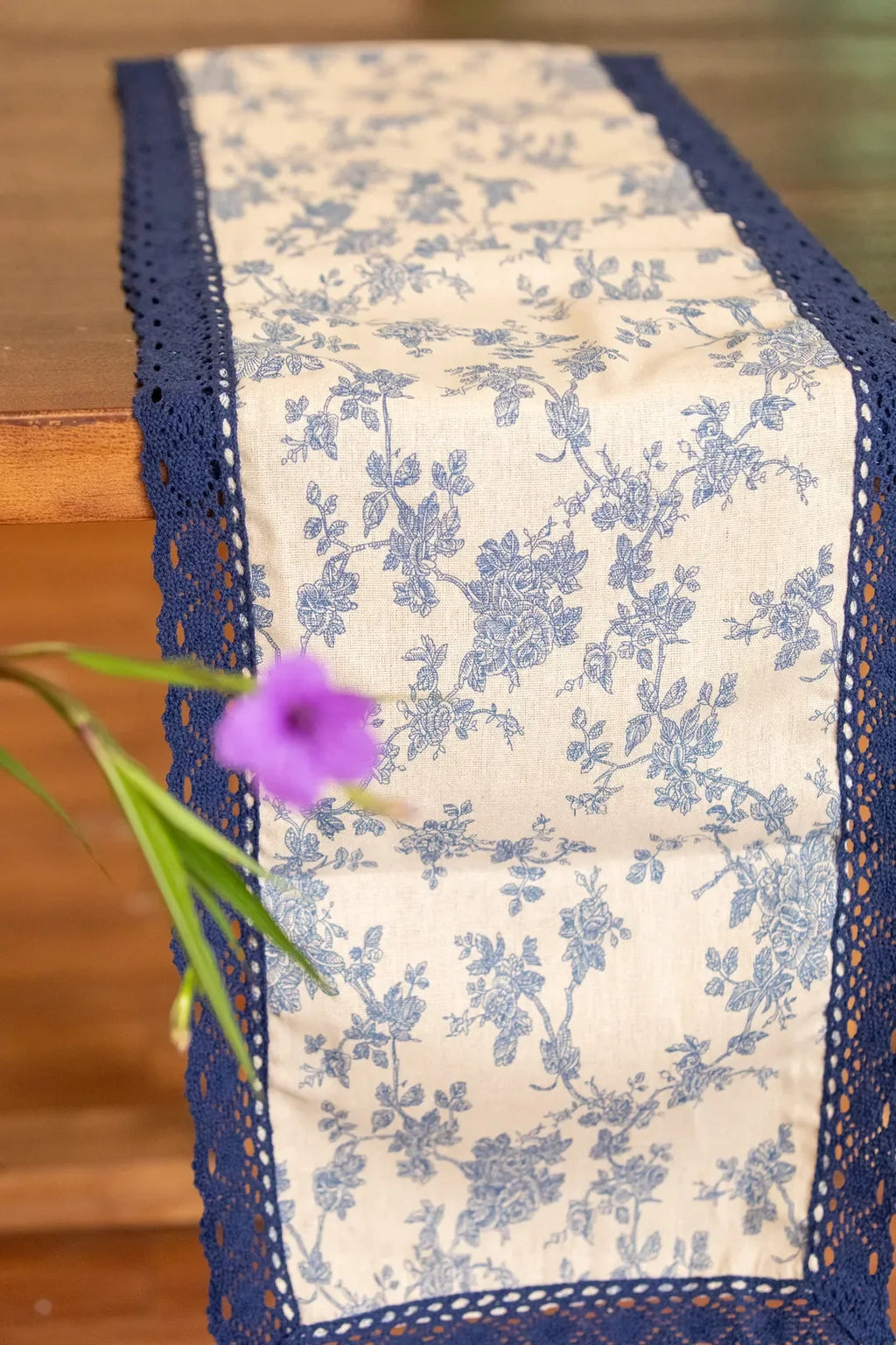 Old World Floral Table Runner