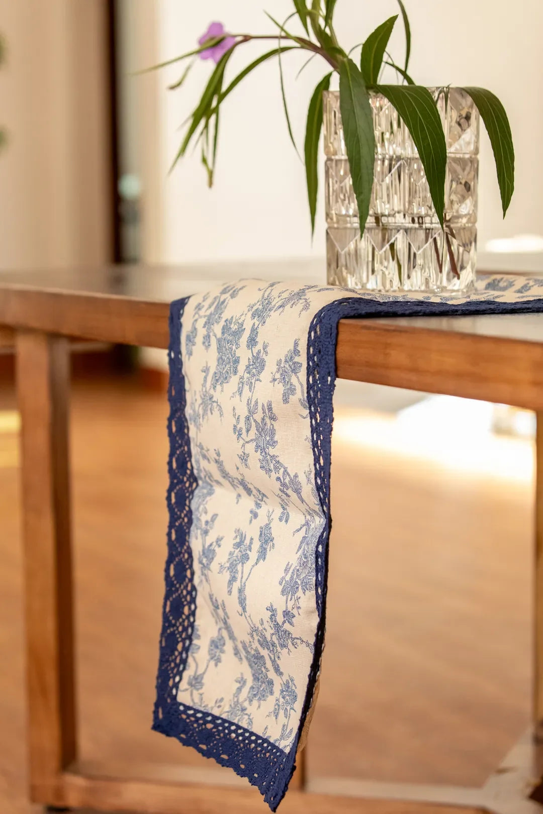 Old World Floral Table Runner