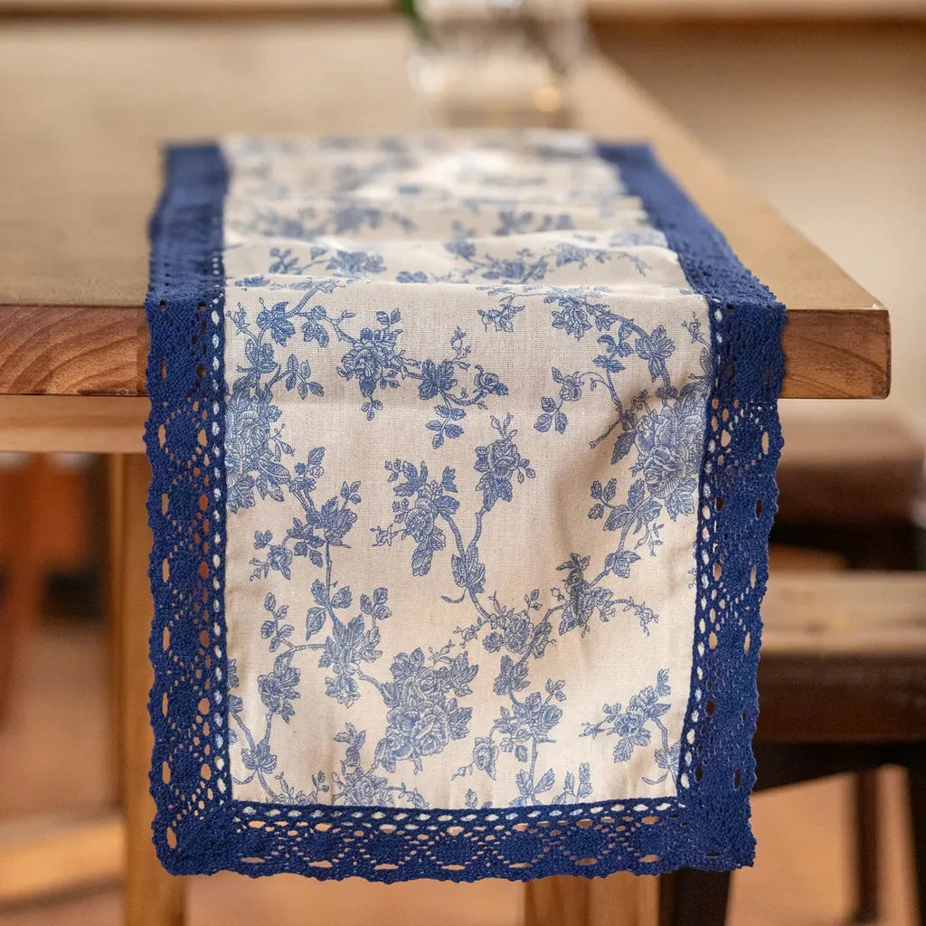 Old World Floral Table Runner