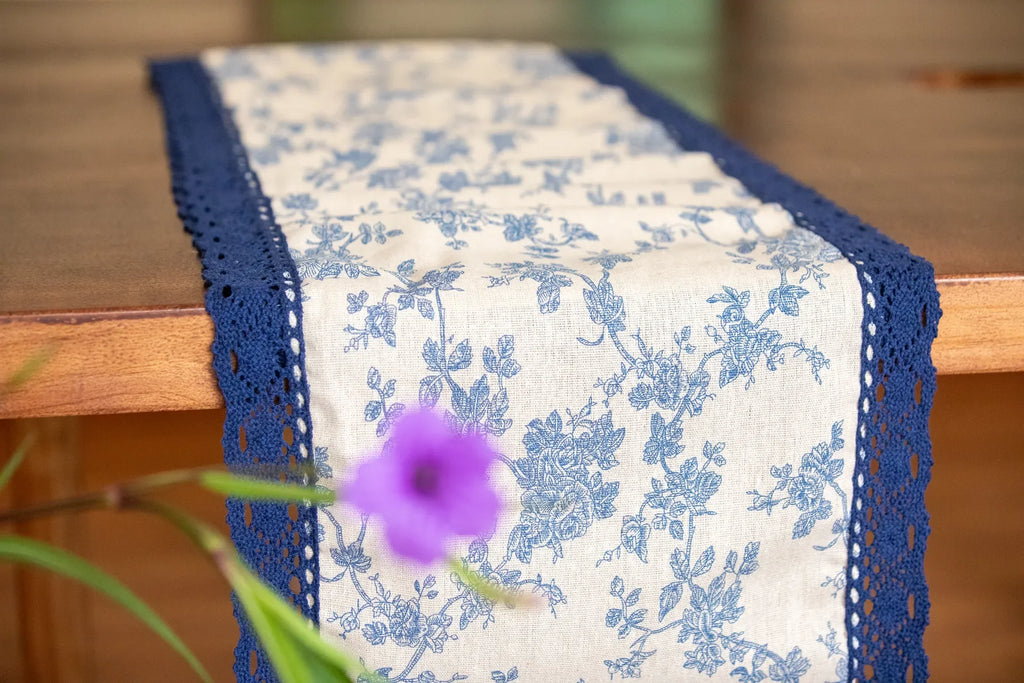Old World Floral Table Runner