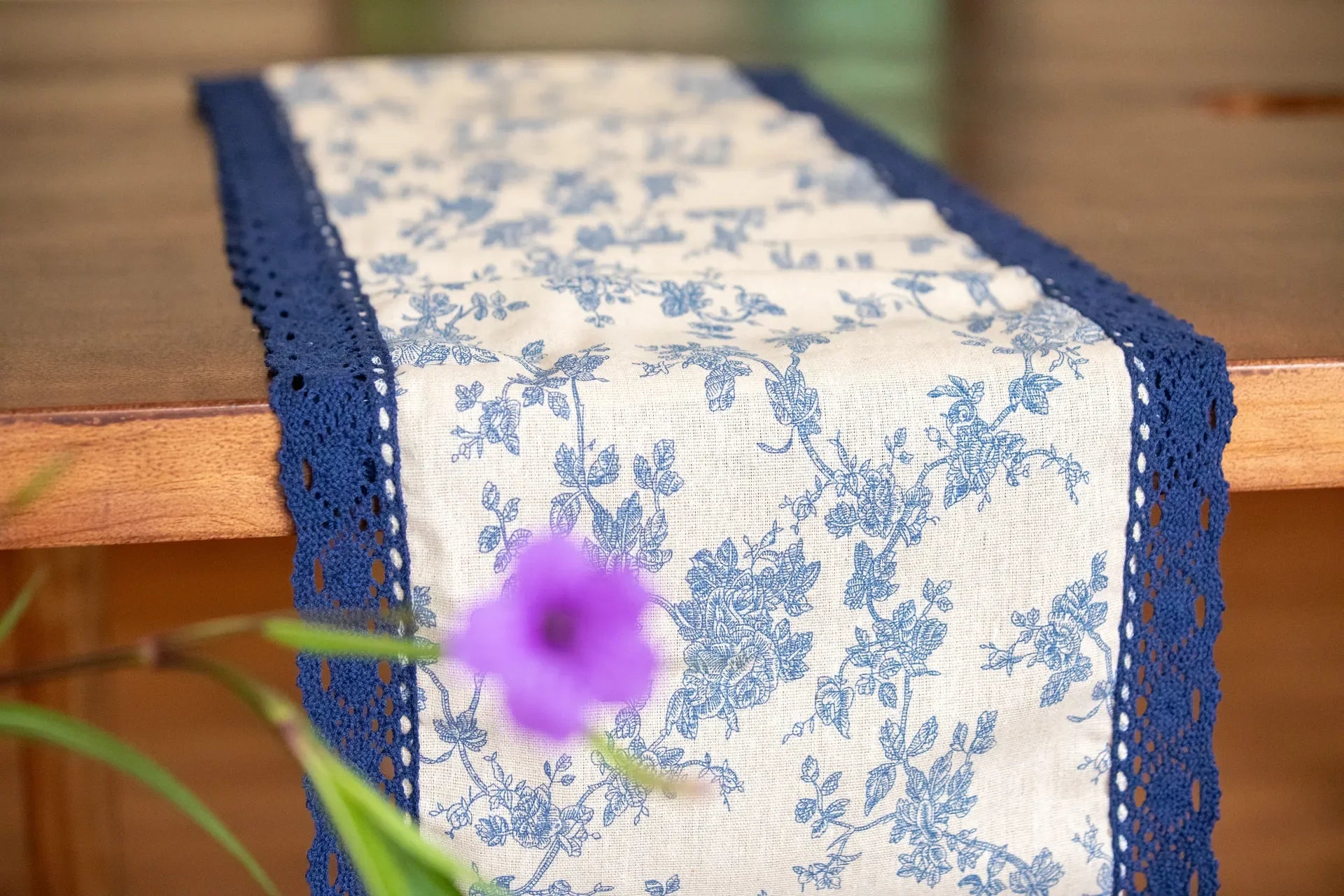 Old World Floral Table Runner