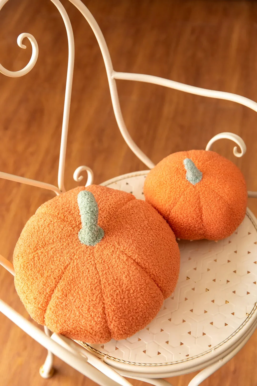 Pumpkin Boucle Cushion - FINAL SALE