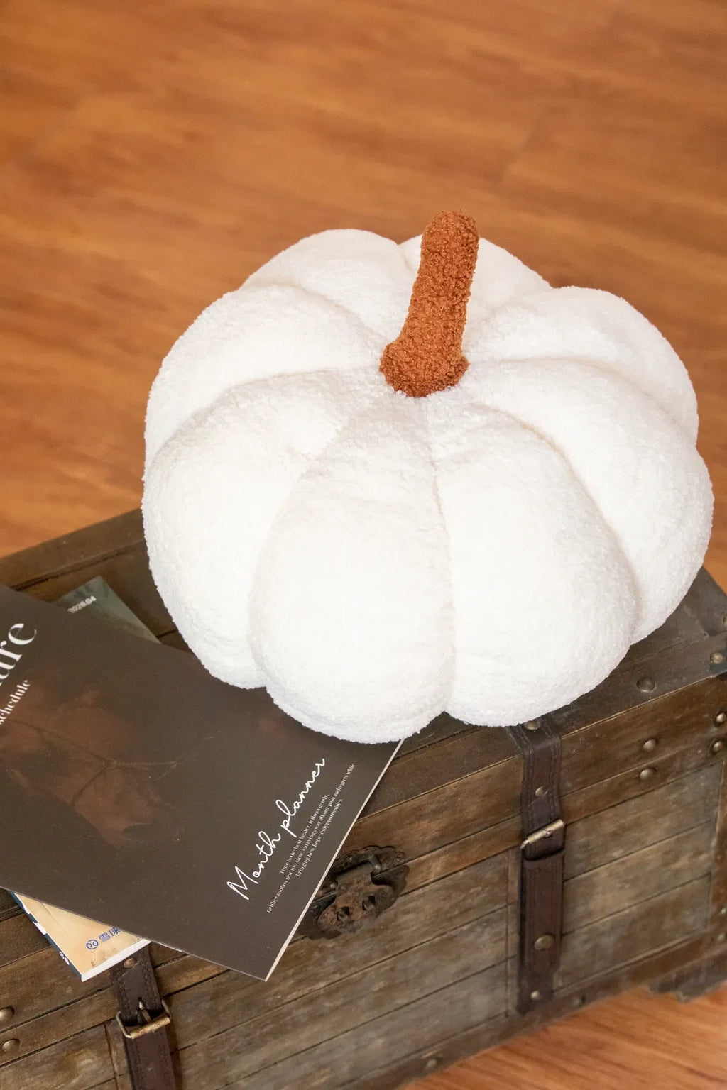 Pumpkin Boucle Cushion