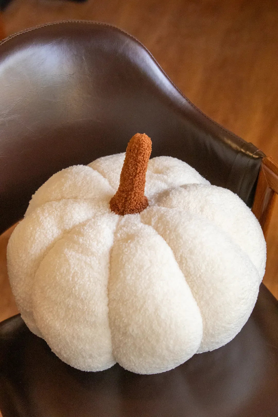 Pumpkin Boucle Cushion