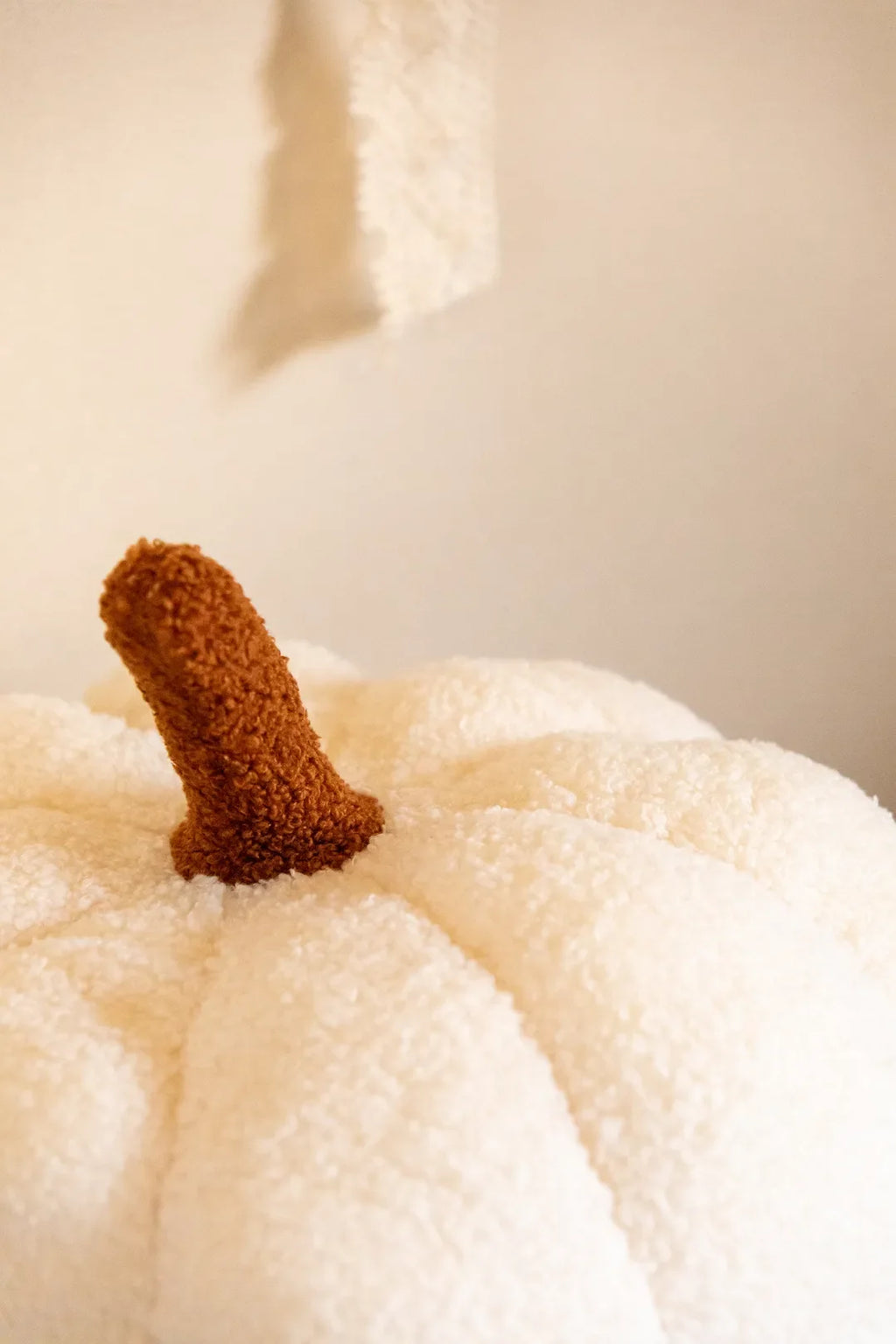 Pumpkin Boucle Cushion