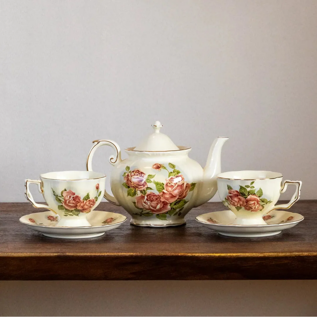 Rose Paradise Tea Cup & Pot Collection