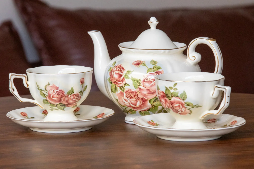 Rose Paradise Tea Cup & Pot Collection