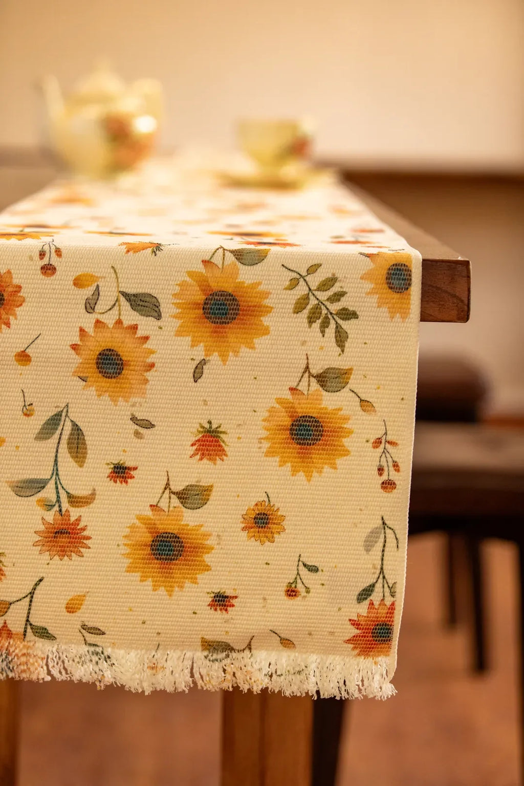 Sunny Sunflower Table Runner