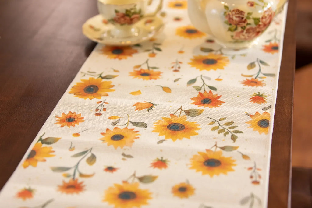 Sunny Sunflower Table Runner