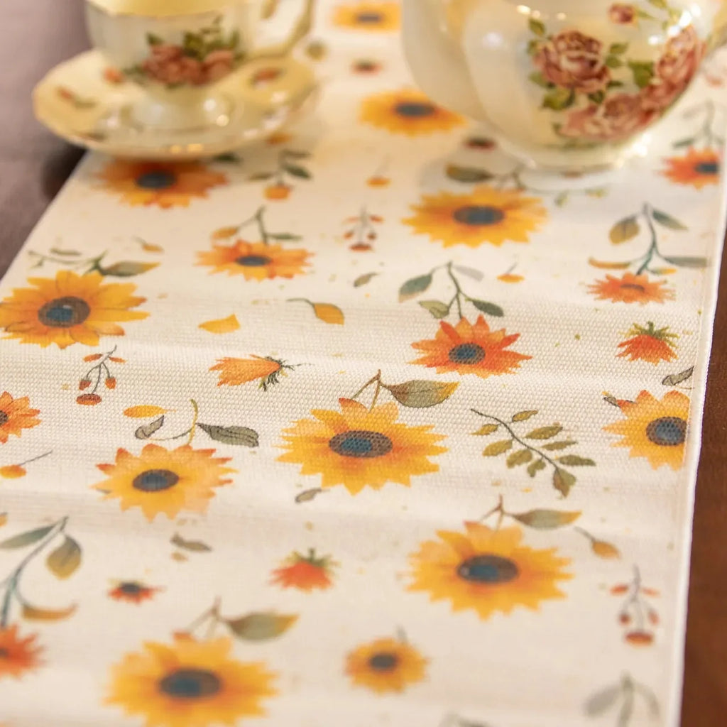 Sunny Sunflower Table Runner
