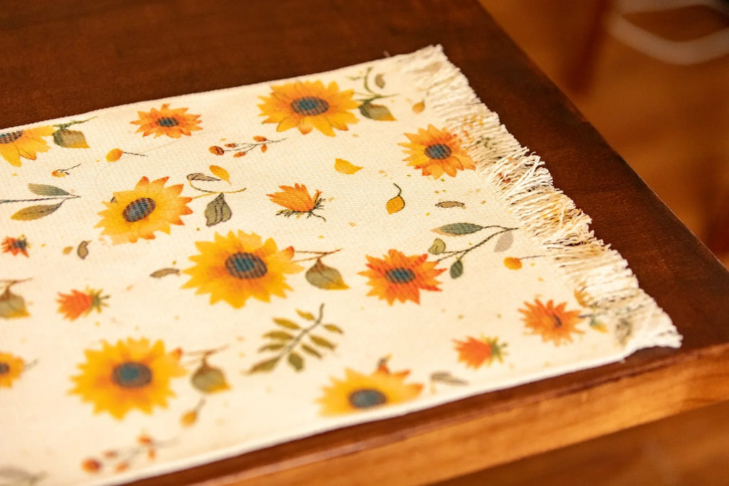 Sunny Sunflower Table Runner
