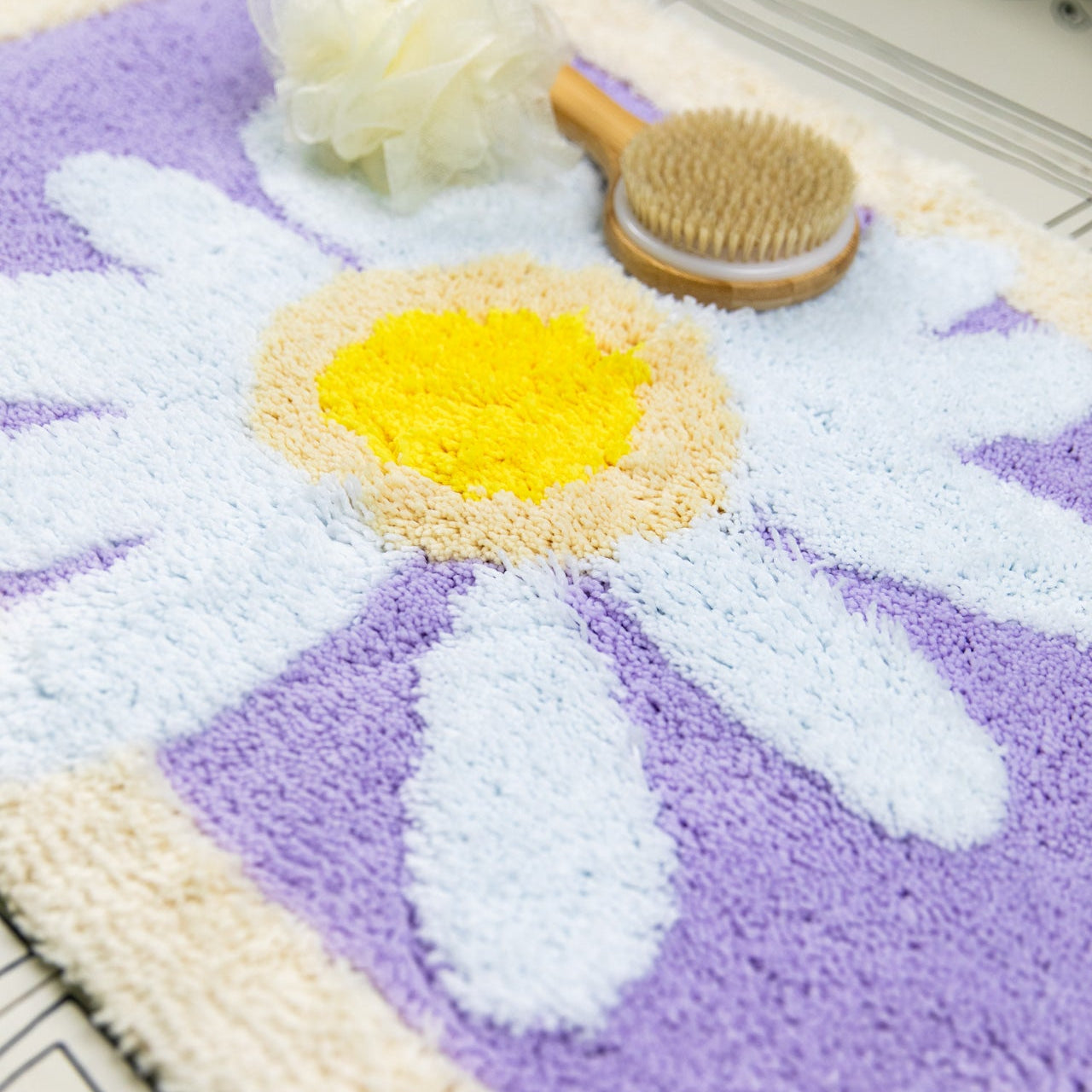 Daisy Petal Bath Mat