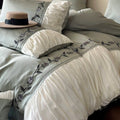 Deluxe Spring Green Rose Bedding Set