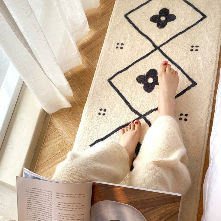 Diamond Flower Floor Mat