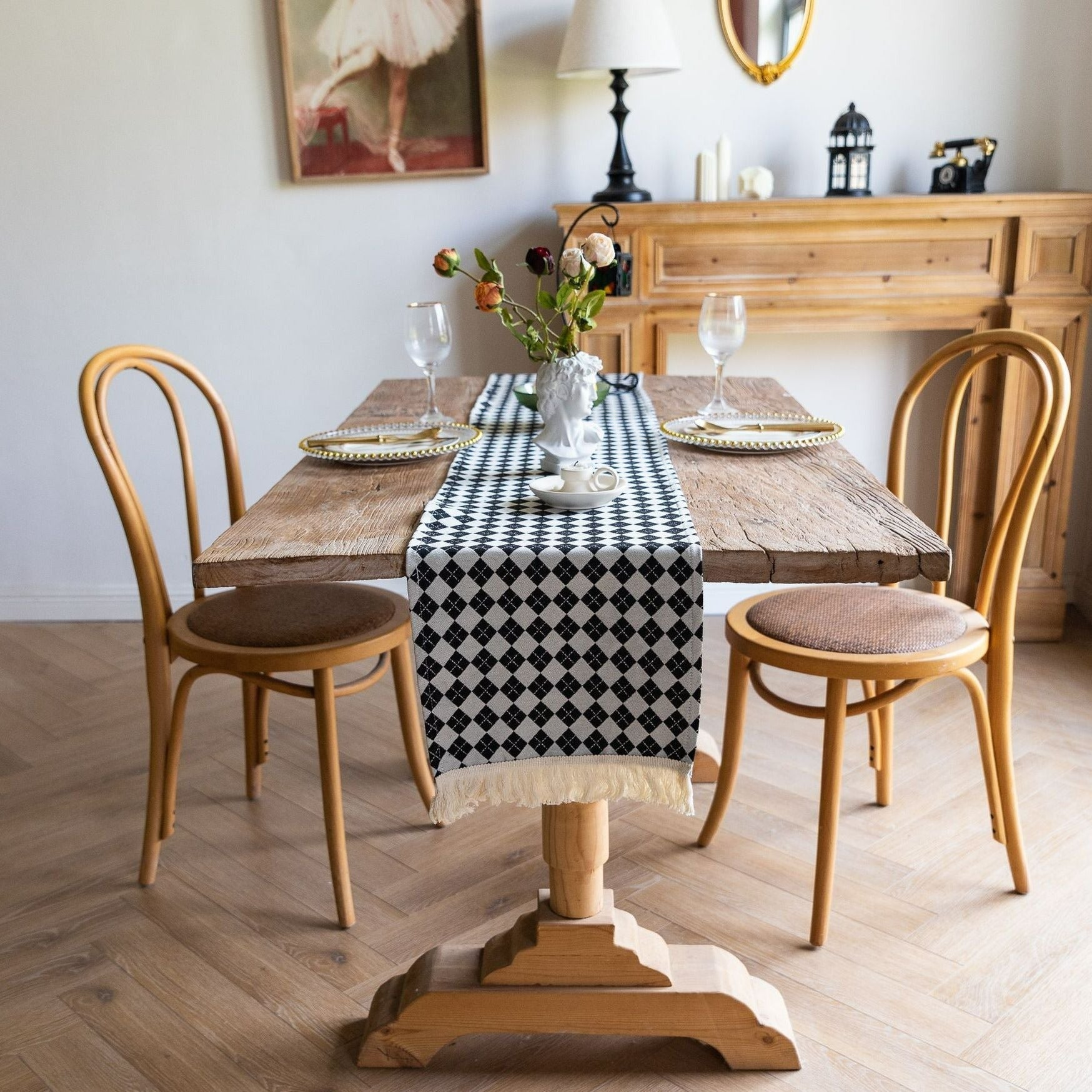 Argyle Diamond Table Runner